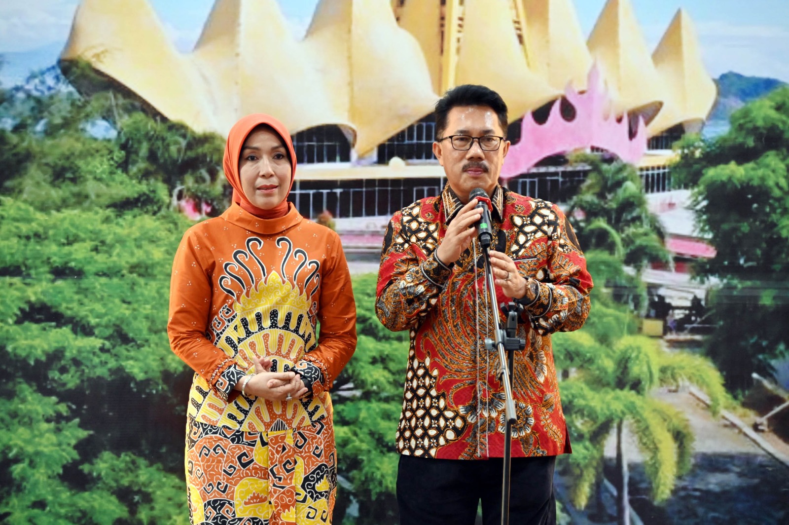 Thamrin Purna Tugas, Intji Indriati Plh Sekda Lampung Selatan