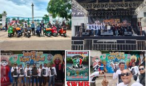 Vespa Scooter Wisata Mania Brathers Lampung Hadiri Ultah Ke 21 VAC Chapter Jakarta 