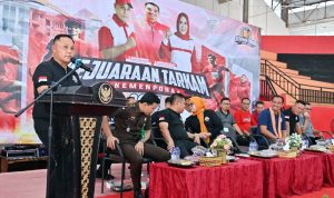 Jaring Bibit Atlet, Kejuaraan Tarkam Kemenpora Resmi Dibuka di GWH Kalianda