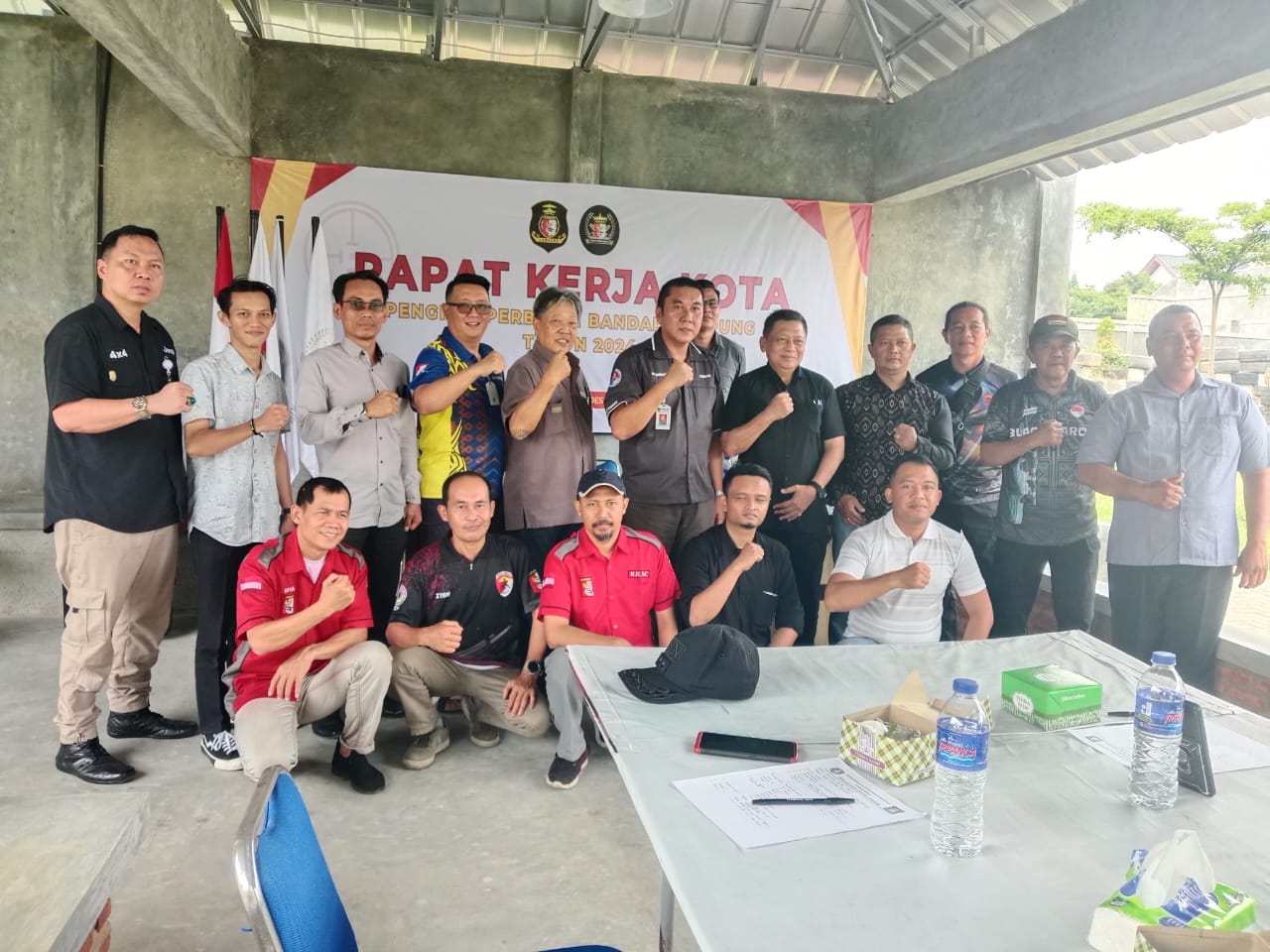 Karteker Pengprov Perbakin Lampung  Bahas Agenda Muskot dan Penjaringan Calon Ketua