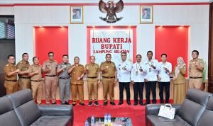 Bupati Lampung Selatan Terima Audiensi BNNK Lampung Selatan