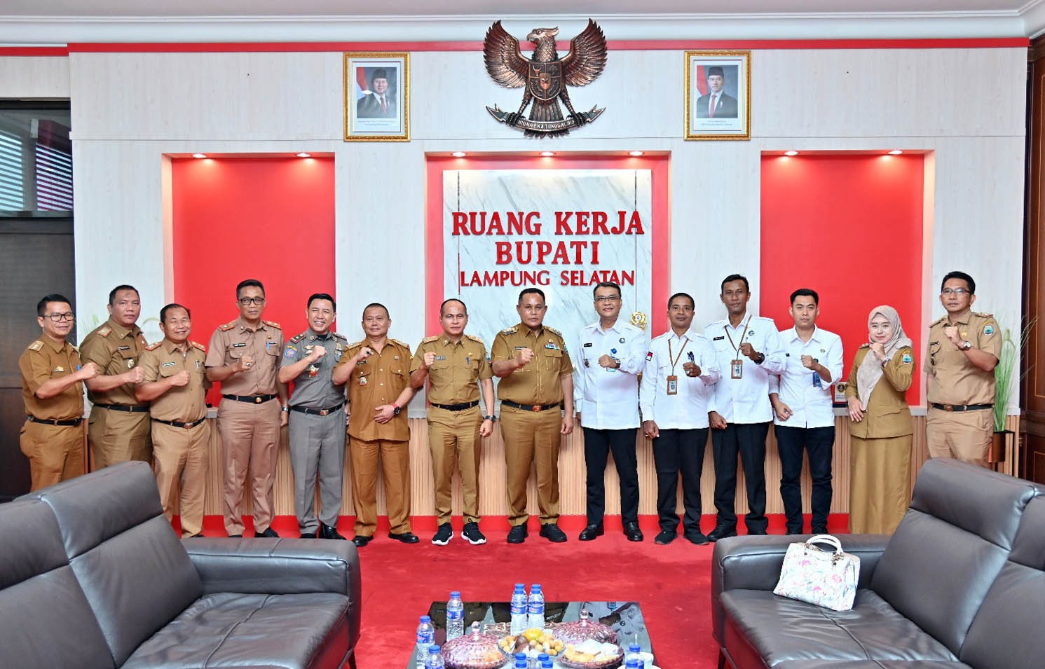 Bupati Lampung Selatan Terima Audiensi BNNK Lampung Selatan