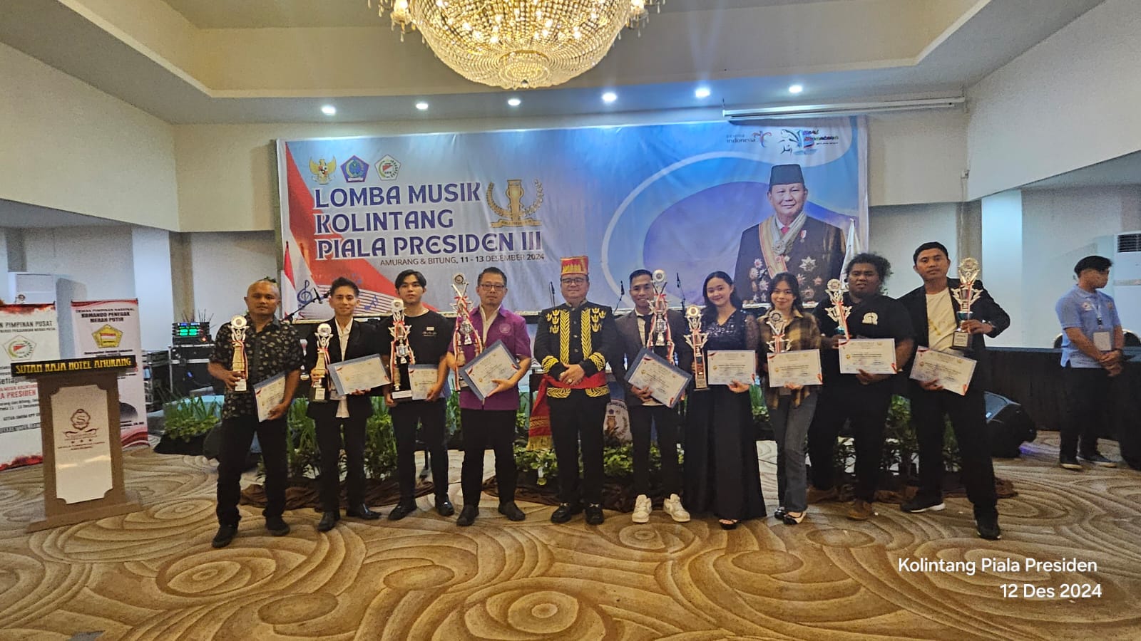 Lomba Kolintang Piala Presiden Sukses Digelar 