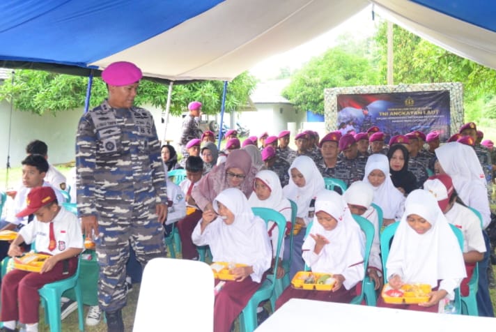 Makan Bergizi, Yonif 9 Marinir ikuti V-Con Uji Kesiapan Dapur Satuan Bersama Kasal