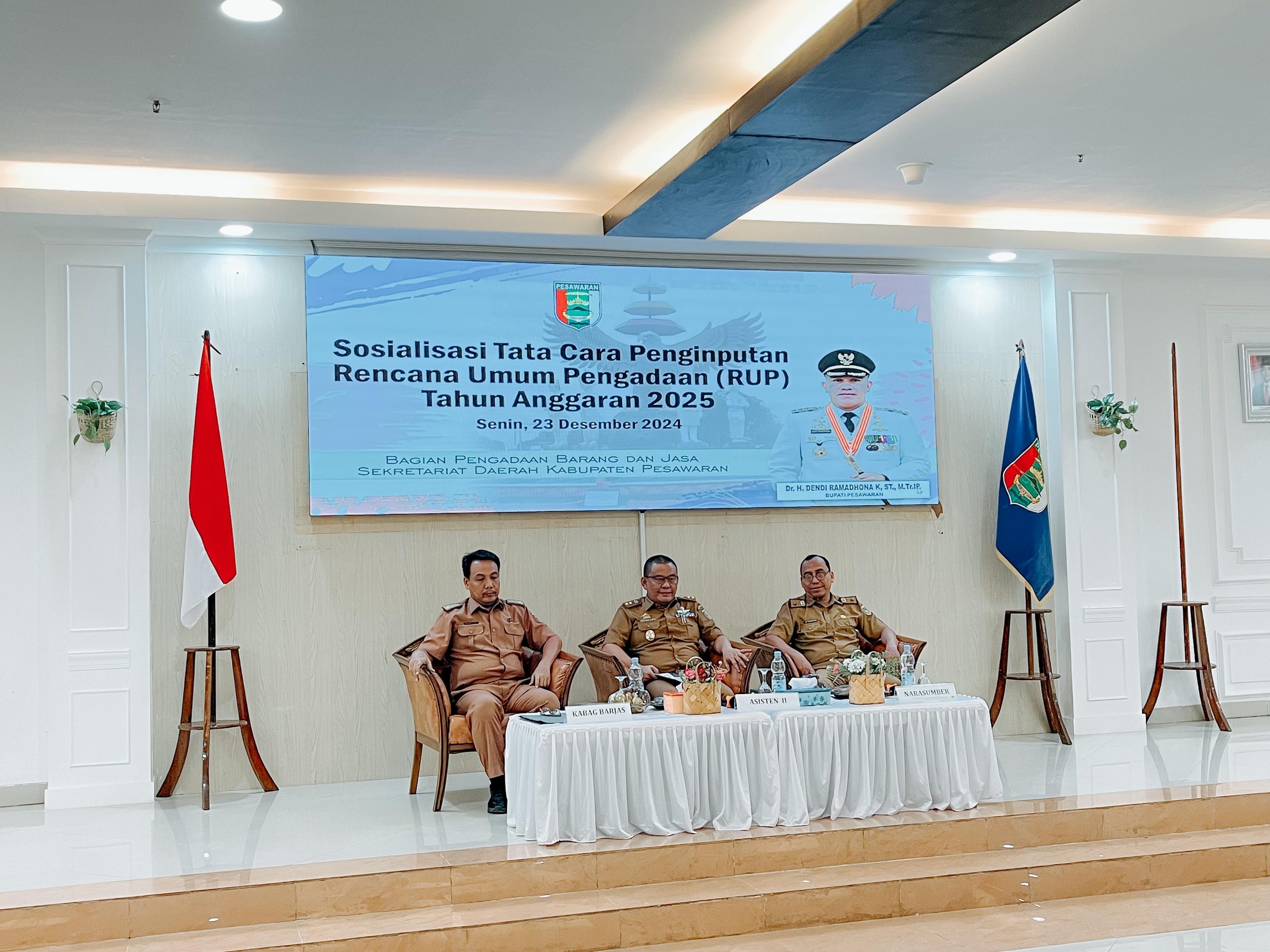 Barjas Setdakab Pesawaran  Sosialisasi Tata Cara Penginputan Rencana Umum Pengadaan (RUP) TA 2025