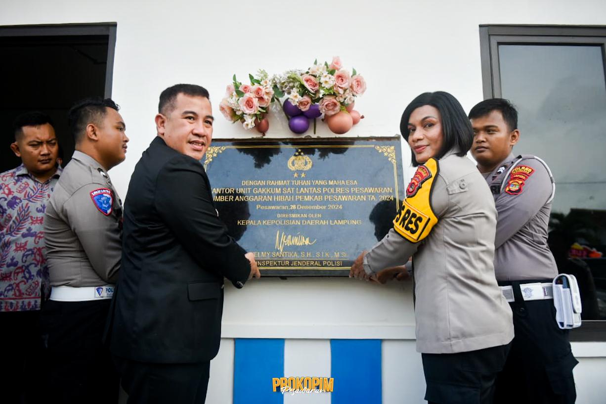 Kapolres Pesawaran AKBP Maya Henny Hitijahubessy : Pembangunan Gedung Gakum, Untuk Pelayanan Masyarakat