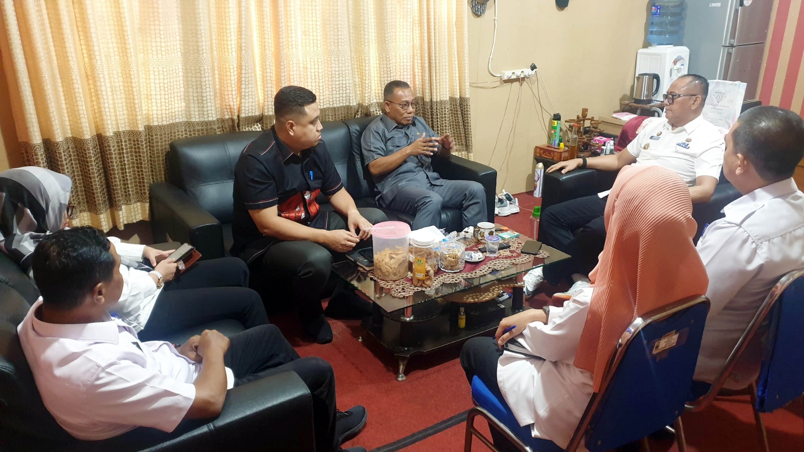 Kunker Dalam Daerah, Pimpinan DPRD Lampung Selatan Siap Support Program Dinas Kominfo