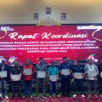 Belasan Organisasi Pers Pesawaran Menerima Piagam Dari KPU