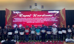 Belasan Organisasi Pers Pesawaran Menerima Piagam Dari KPU