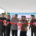 Resmikan Gedung Lalu Lintas, Propam dan Barang Bukti Polres Lampung Selatan, Bupati Nanang Ermanto Sekalian Pamit