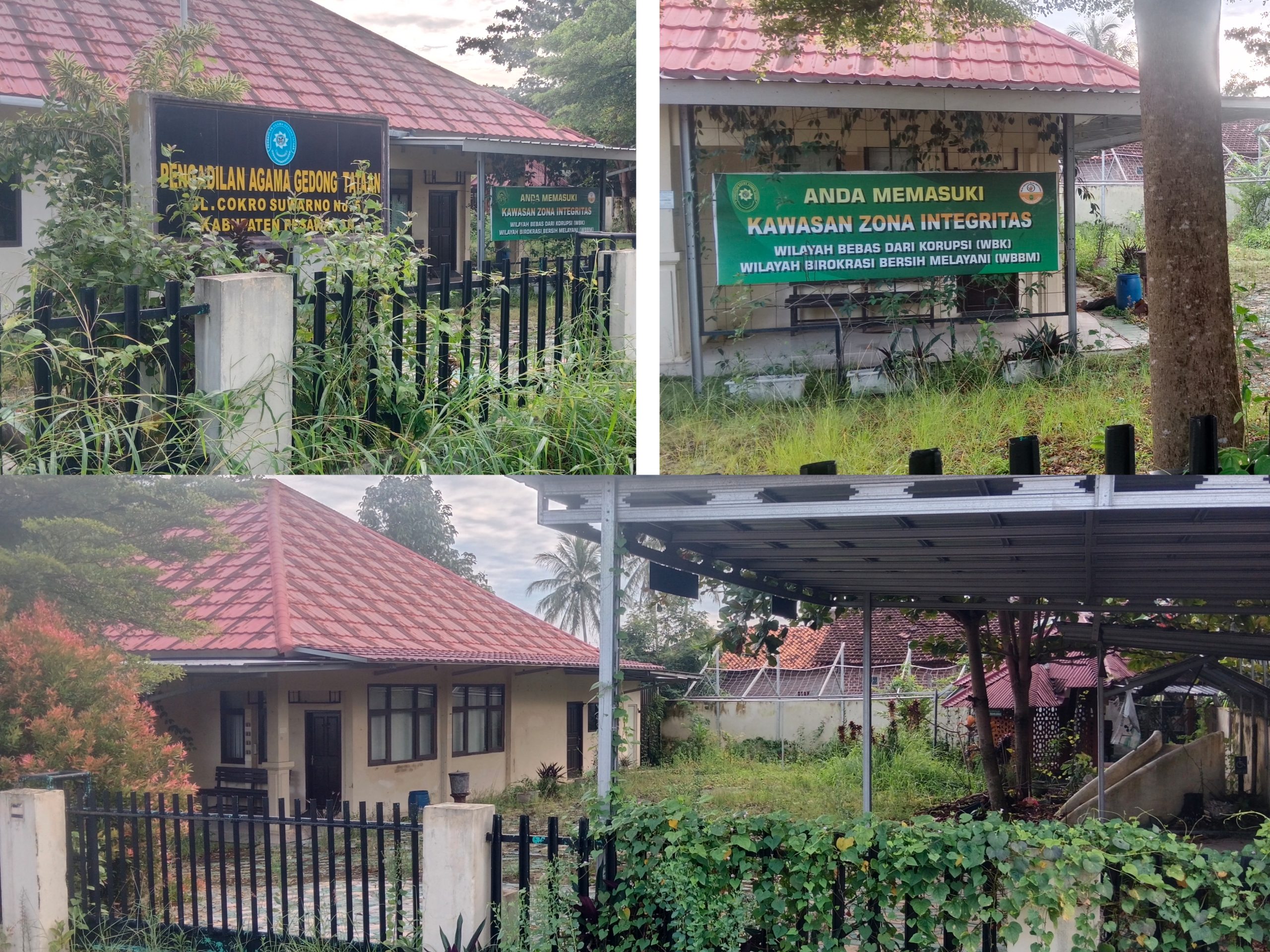 Gedung Pengadilan Gedongtataan Lama Bagai Sarang Hantu