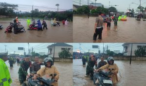 Ratusan Kendaraan Terjebak Banjir Di Gedong Tataan Pesawaran