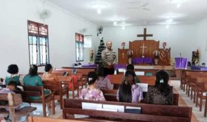 Polda Lampung Gelar Kasih Di Gereja Maupun Lokasi Keramaian