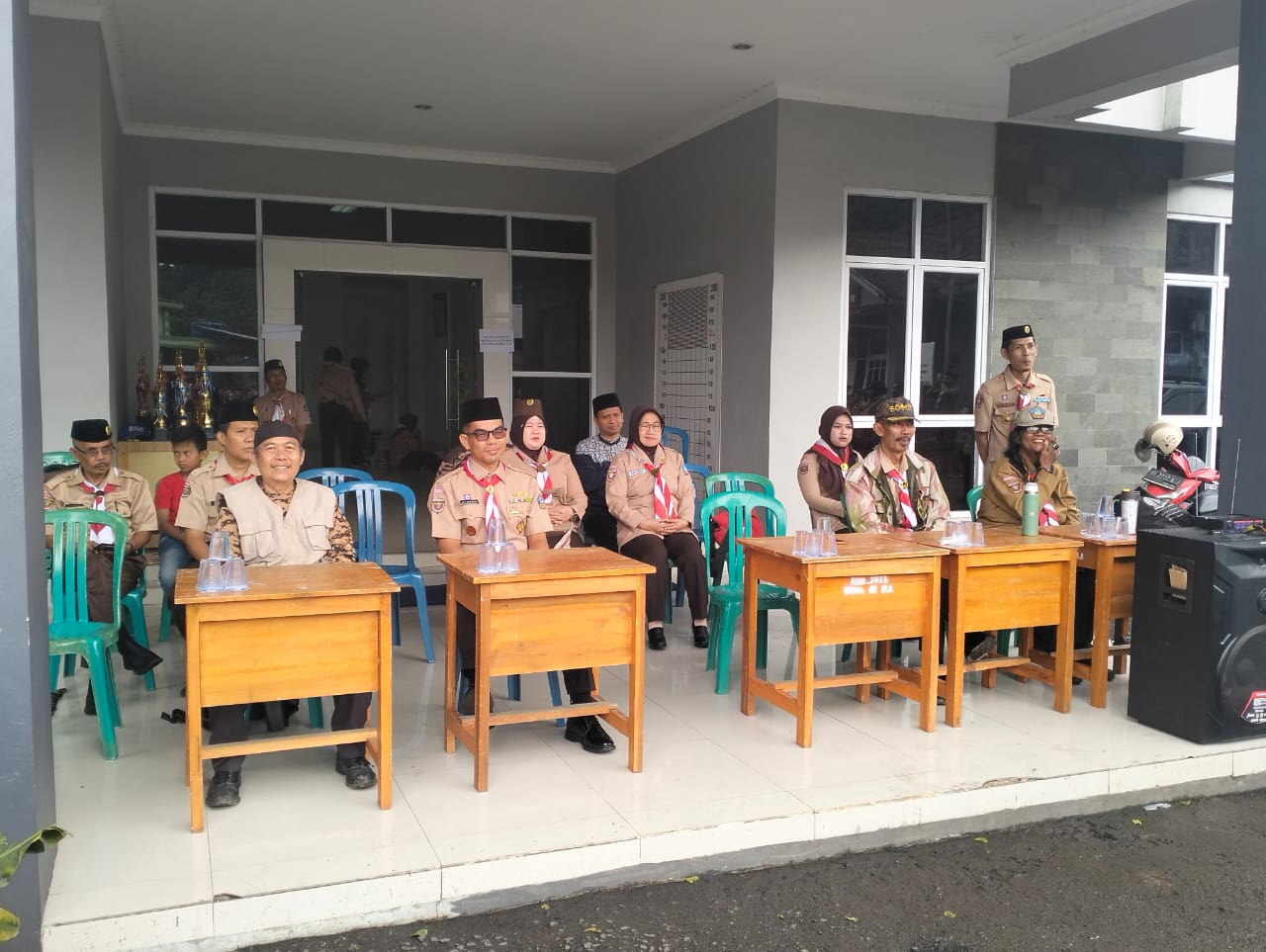 Songsong Romadhon, Pramuka Saka Bahari Binaan Lanal Lampung Lakukan Berbagai Perlombaan