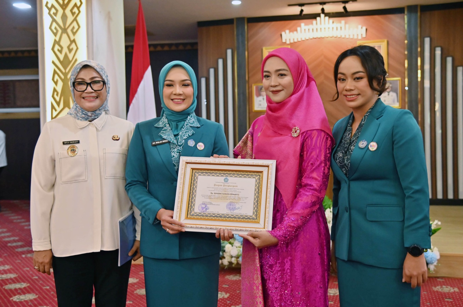 Ketua TP PKK Provinsi Lampung Lantik Zita Anjani Sebagai Ketua TP PKK Lampung Selatan