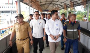 Wabup Syaiful Dampingi Stafsus Kementerian Perhubungan Tinjau Kesiapan Pelabuhan Bakauheni