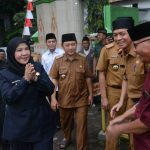 Walikota Bandar Lampung Hj, Eva Dwiana Mengawali Safari Ramadhan 1446 H.Hijriyah di Masjid At Tajriyah