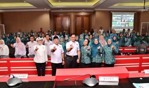 Rakor TP PKK Perdana, Zita Anjani: Lampung Selatan Harus Juara Satu