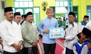 Safari Ramadan, Bupati Egi Sampaikan Misi Pitu Vista di Kecamatan Candipuro