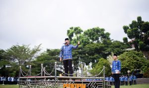 Apel Bulanan Pemkab Pesawaran, Bupati Dendi Ramadhona Ingatkan Disiplin dan Kepatuhan Regulasi