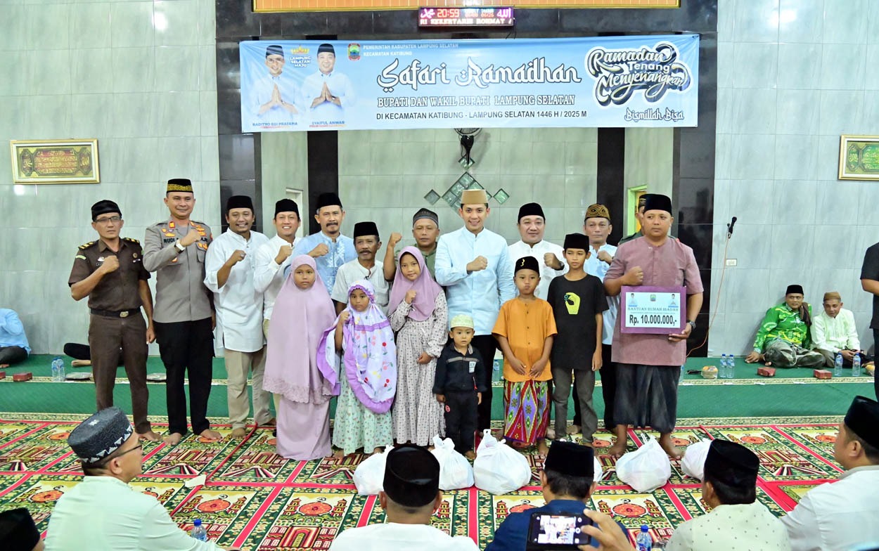 Bupati Egi Tutup Rangkaian Safari Ramadan 1446 Hijriah di Kecamatan Katibung