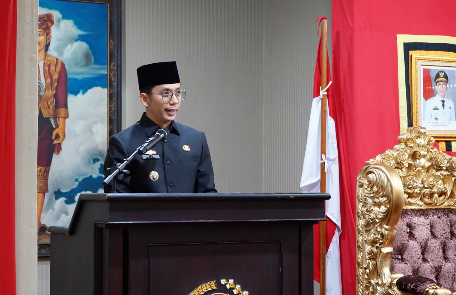 Rapat Paripurna DPRD, Bupati Egi Sampaikan LKPJ Tahun Anggaran 2024