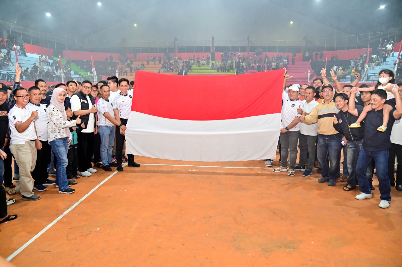 Bupati Egi Nobar di GWH Kalianda, Timnas Indonesia Menang Tipis 1-0 Atas Bahrain