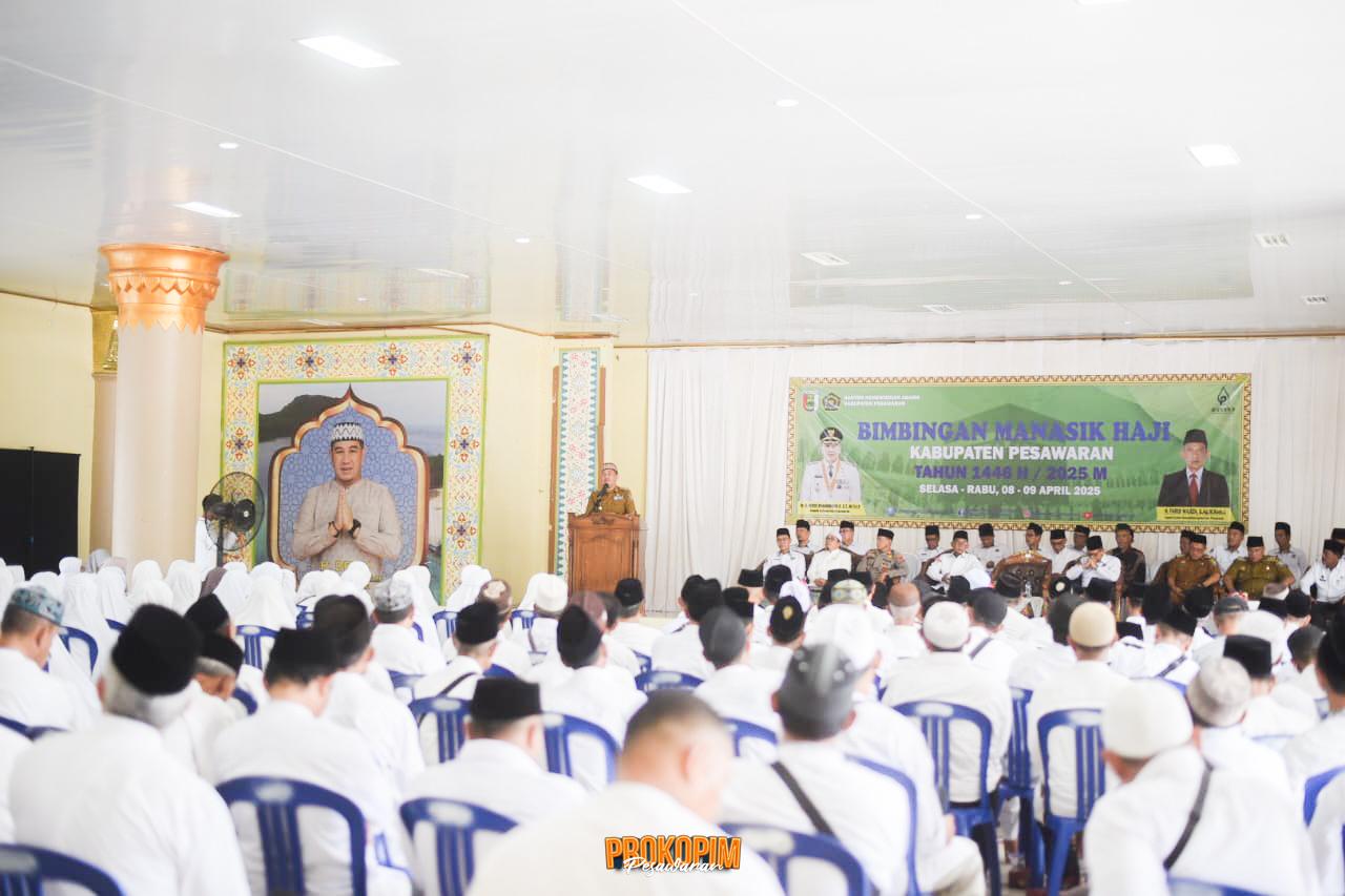 193 Jemaah Calon Haji Kabupaten Pesawaran Ikuti Manasik Haji Reguler 