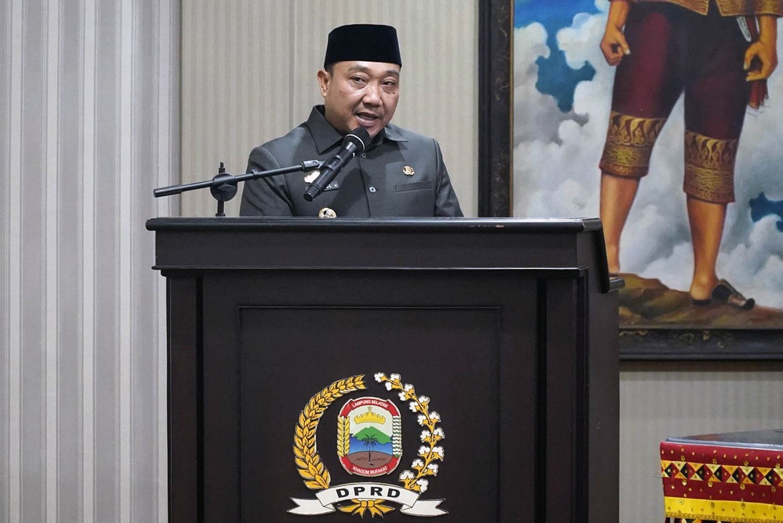 DPRD Kabupaten Lampung Selatan Gelar Rapat Paripurna Penyampaian Rekomendasi LKPJ Bupati Tahun 2024