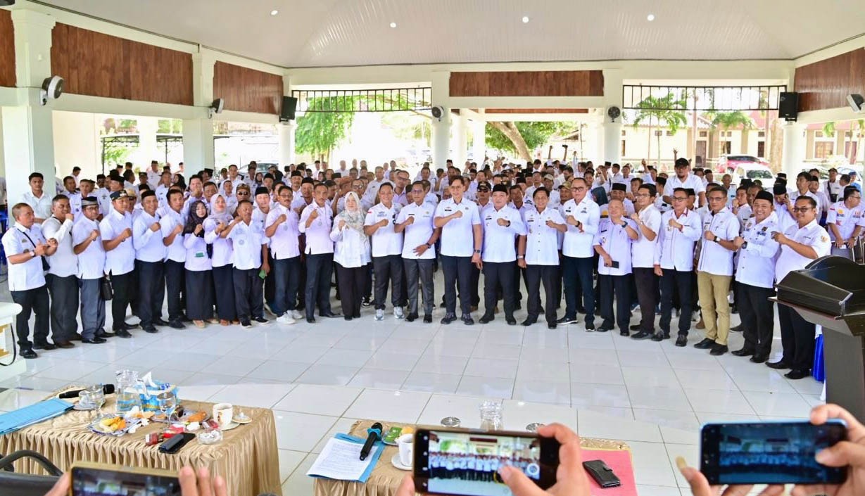 Gelar Halalbihalal, Bupati Egi Minta Kepala Desa Gali Potensi dan Wisata Lokal