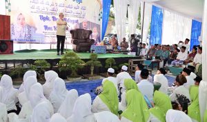 Hadiri Walimatussafar Haji Warganya, Bupati Egi Doakan Jadi Haji Mabrur