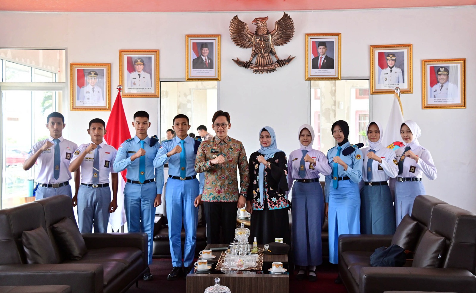 Bupati Egi Support Calon Paskibraka Yang Ikut Seleksi Tingkat Provinsi