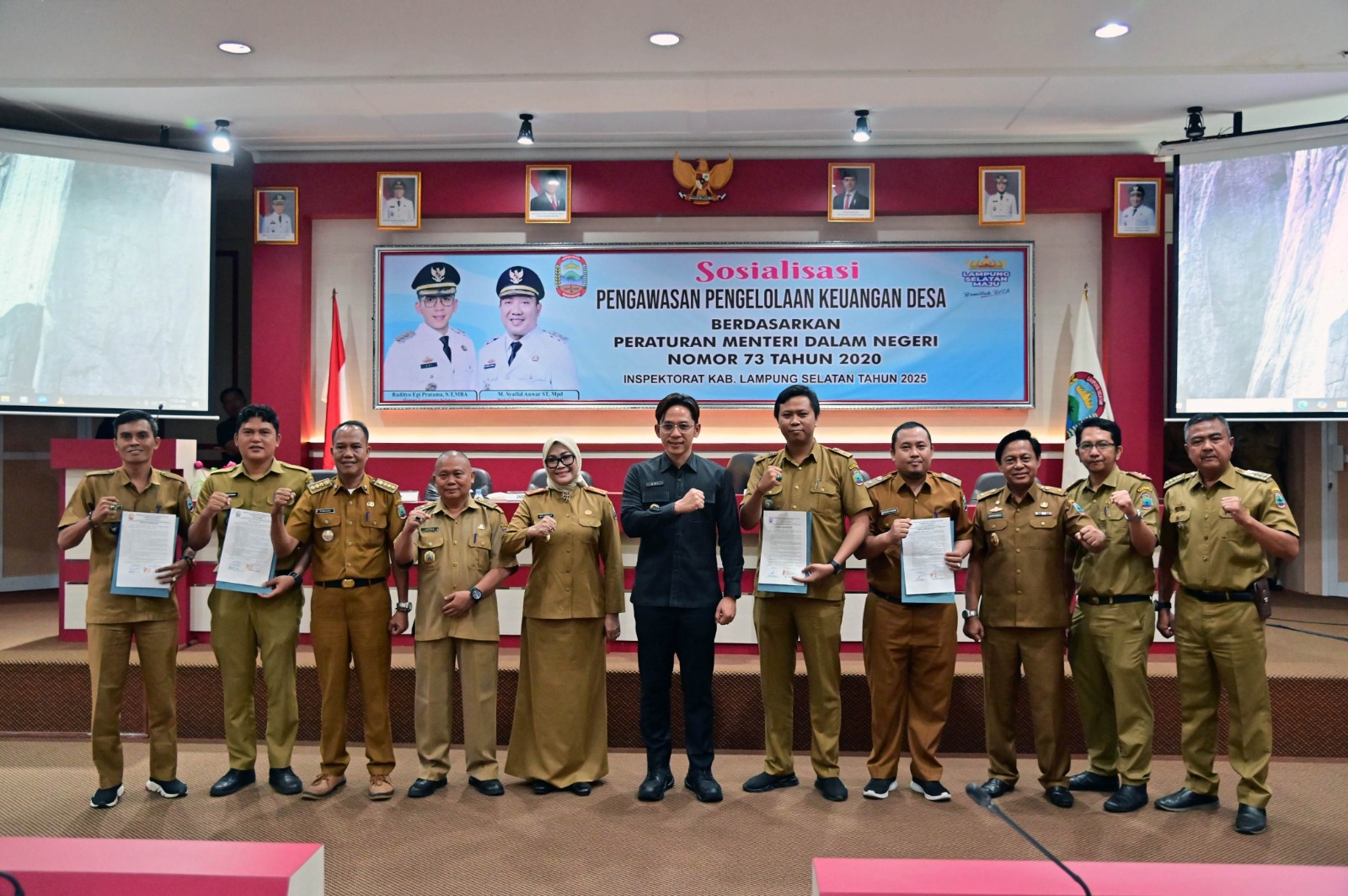 Pemkab Lampung Selatan Gelar Sosialisasi Permendagri 73 Tahun 2020, Wujudkan Tata Kelola Keuangan Desa Yang Akuntabel