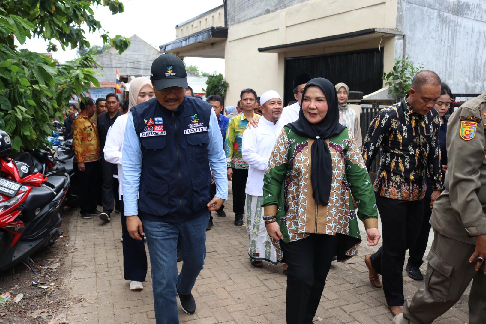 Mensos RI Tinjau Calon Siswa Sekolah Rakyat, Eva Dwiana Tegaskan Komitmen Kolaborasi