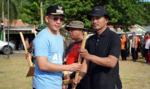 Wujudkan Lingkungan ABRI dan BKW, Bupati Egi Lauching Gerakan Gotong Royong di Dermaga BOM