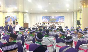 196 Calon Jamaah Haji Kabupaten Pesawaran Kloter Pertama Diberangkatkan Menuju Tanah Suci
