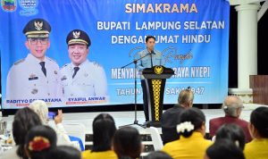 Hadiri Simakrama dengan Umat Hindu Lampung Selatan, Ini Pesan Bupati Egi