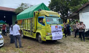 Logistik Kotak Suara PSU Pesawaran Disalurkan ke 11 Kecamatan