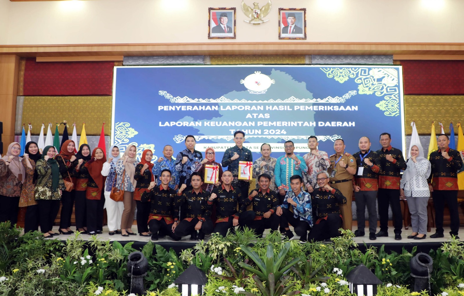 Pemkab Lampung Selatan 9 Tahun Berturut-turut Raih Opini WTP dari BPK