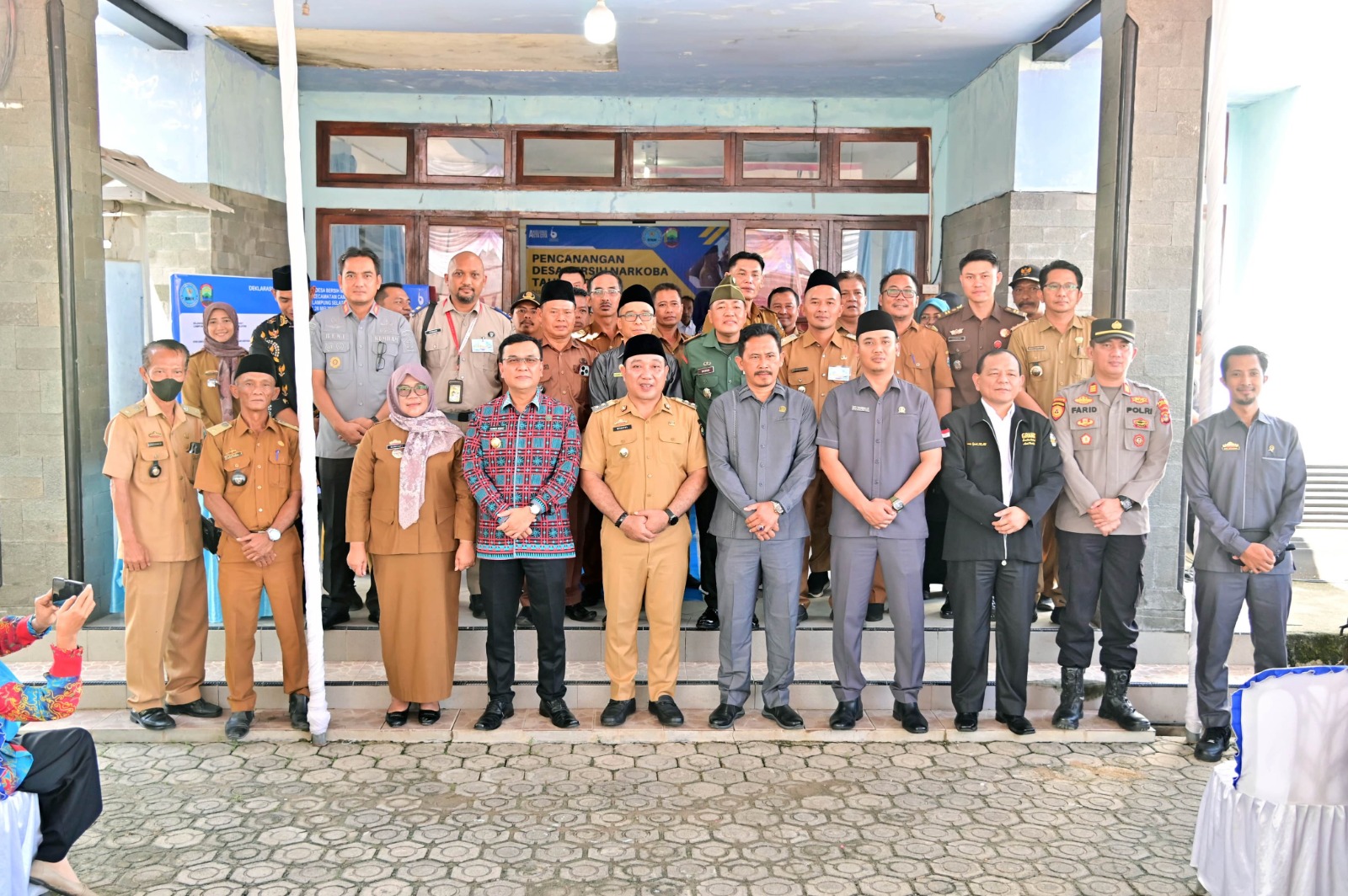 Perangi Narkoba, BNNK Lampung Selatan Canangkan Titiwangi sebagai Desa Bersinar