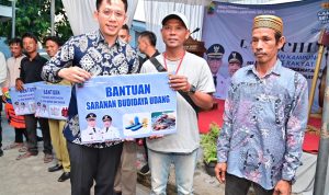 Bupati Egi Resmikan Kampung Vaname Rakyat di Desa Bandar Agung