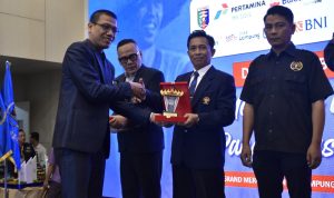 PWI Pesawaran Terima Penghargaan di Hari Jadi Ke 55 PWI Provinsi Lampung