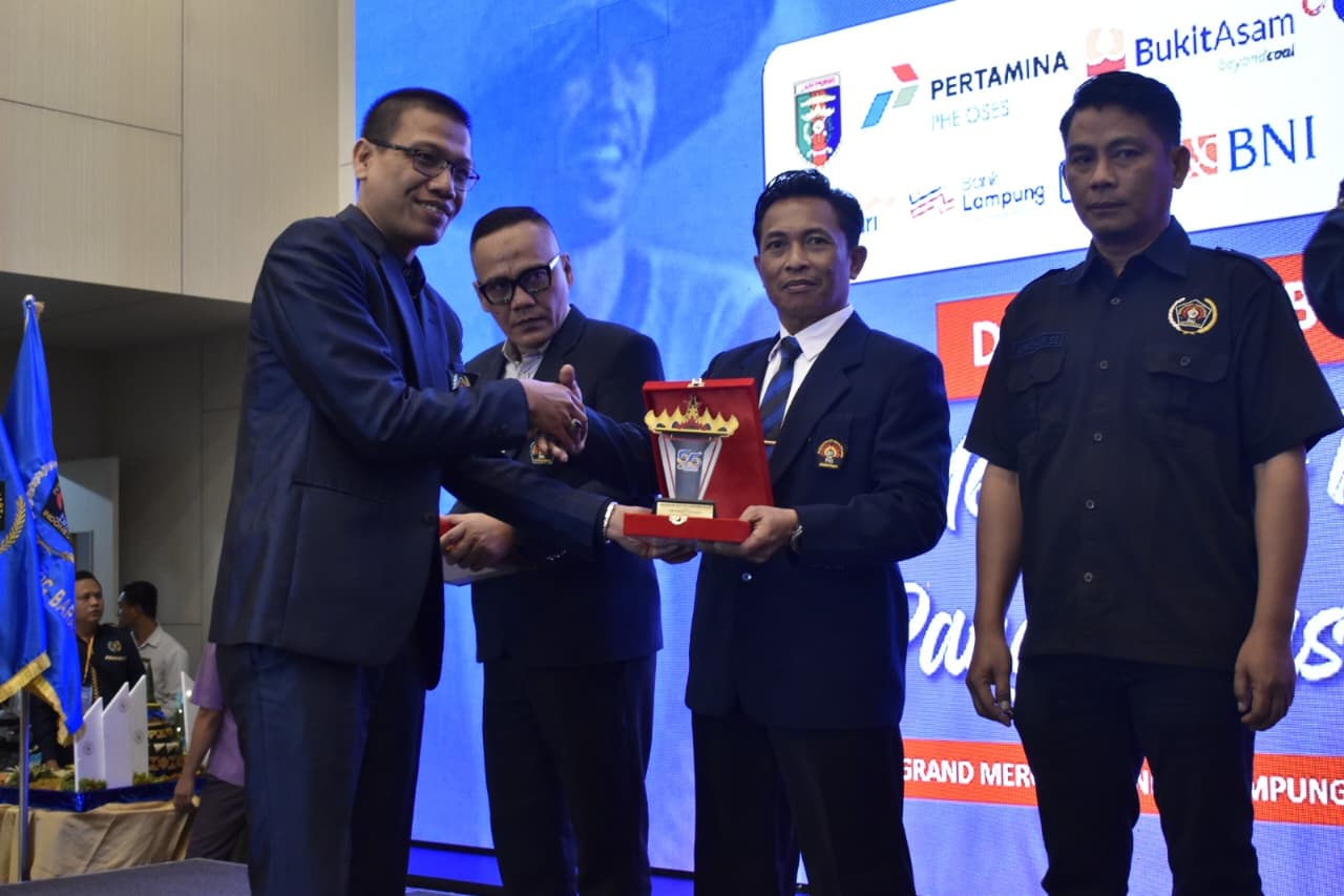 PWI Pesawaran Terima Penghargaan di Hari Jadi Ke 55 PWI Provinsi Lampung