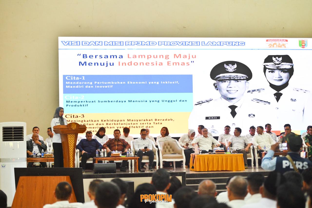 Peluncuran dan Dialog Percepatan Pembentukan Koperasi Desa/Keluruhan Merah Putih Provinsi Lampung