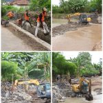 H+3 Idulfitri, Pemerintah Kota Bandar Lampung Menerjunkan Tim Untuk Memperbaiki Talud Yang Jebol