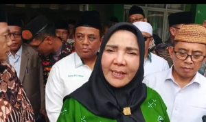 Eva Dwiana Buka Muskercab I PCNU Kota Bandar Lampung