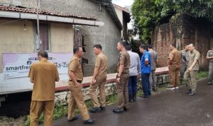 Satgas Penertiban Bangunan Pemkot Bandar Lampung Temukan Sejumlah Rumah Yang Berdiri diatas Saluran Air