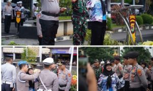 Walikota Bandar Lampung Eva Dwiana Pimpin Apel Gelar Pasukan Operasi Ketupat Krakatau 2025