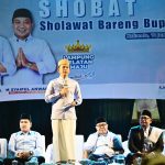 Bikin Adem Hati! Ribuan Jemaah Bersholawat Bareng Bupati Egi