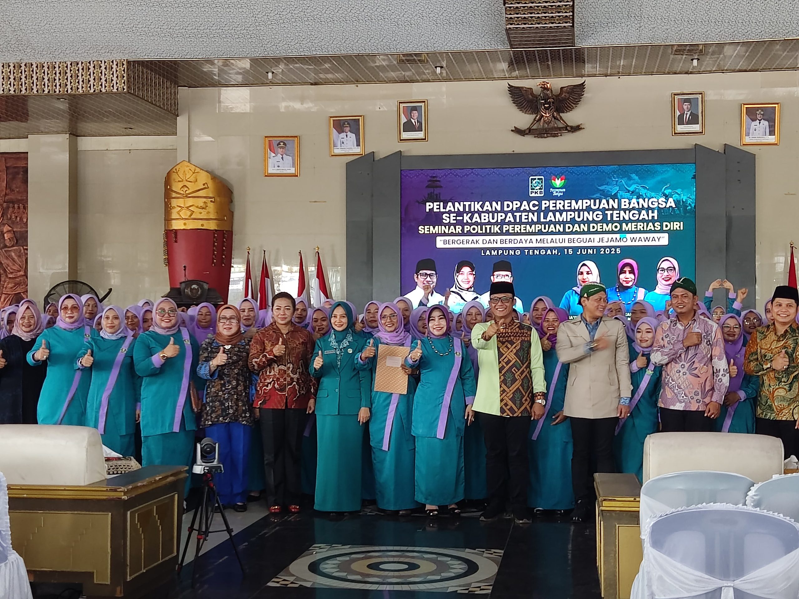 dr Zam Zanariah Lantik Pengurus DPC Se Kabupaten Lampung Tengah